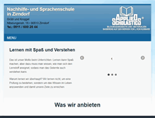 Tablet Screenshot of lernen-in-zirndorf.de